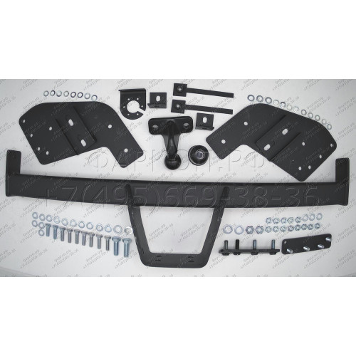 M-334 STEINHOF Фаркоп на Mitsubishi L200 2015-2019, FIAT Fullback 2016-2019 без подрезки бампера. Тип шара: F. Нагрузки: 3100/125 кг, масса фаркопа 30,23 кг (без электрики в комплекте)