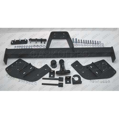 M-334 STEINHOF Фаркоп на Mitsubishi L200 2015-2019, FIAT Fullback 2016-2019 без подрезки бампера. Тип шара: F. Нагрузки: 3100/125 кг, масса фаркопа 30,23 кг (без электрики в комплекте)