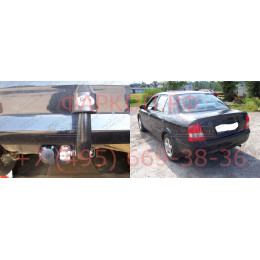 M012A GALIA Полностью оцинкованный фаркоп на Mazda 323 BJ седан 1998-2004. Тип шара: A. Без выреза бампера. Нагрузки: 1600/75 кг, масса фаркопа 14,75 кг