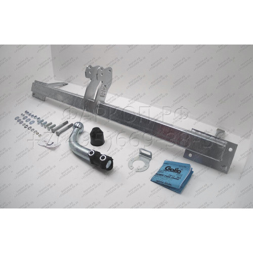 M012A GALIA Полностью оцинкованный фаркоп на Mazda 323 BJ седан 1998-2004. Тип шара: A. Без выреза бампера. Нагрузки: 1600/75 кг, масса фаркопа 14,75 кг