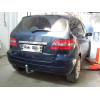 M113C GALIA Полностью оцинкованный фаркоп на Mercedes A-Class w169 2004-2012, Mercedes B-Class w245 2005-2011. Подрозетник убирается за бампер. Тип шара: C (горизонтальный съемный). Невидимый вырез бампера. Нагрузки: 1500/75 кг, масса фаркопа 16,37 кг