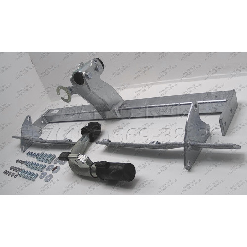 M113C GALIA Полностью оцинкованный фаркоп на Mercedes A-Class w169 2004-2012, Mercedes B-Class w245 2005-2011. Подрозетник убирается за бампер. Тип шара: C (горизонтальный съемный). Невидимый вырез бампера. Нагрузки: 1500/75 кг, масса фаркопа 16,37 кг