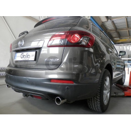 M133A GALIA Полностью оцинкованный фаркоп на Mazda CX-9 2007-2012, 2012-2017. Подрозетник убирается за бампер. Тип шара: A. Установка без снятия и выреза бампер