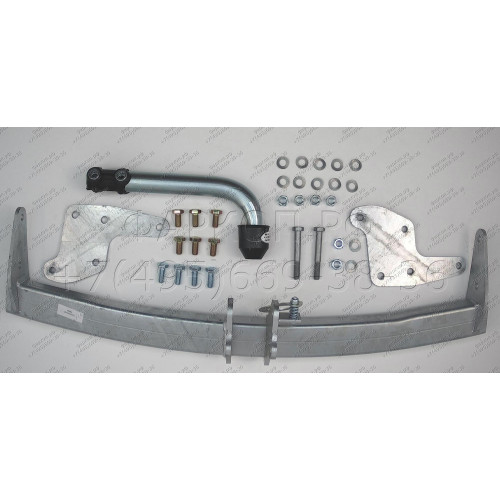 M133A GALIA Полностью оцинкованный фаркоп на Mazda CX-9 2007-2012, 2012-2017. Подрозетник убирается за бампер. Тип шара: A. Установка без снятия и выреза бампера. Нагрузки: 1600/100 кг, масса фаркопа 15,72 кг