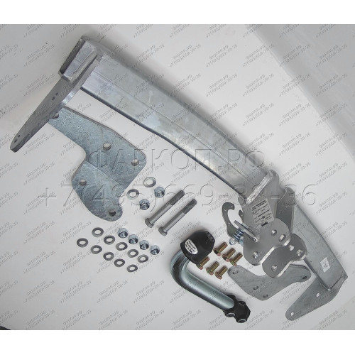 M133A GALIA Полностью оцинкованный фаркоп на Mazda CX-9 2007-2012, 2012-2017. Подрозетник убирается за бампер. Тип шара: A. Установка без снятия и выреза бампера. Нагрузки: 1600/100 кг, масса фаркопа 15,72 кг