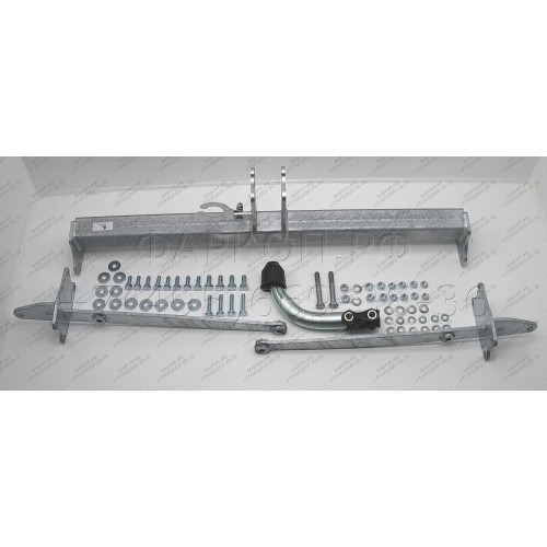M138A GALIA Полностью оцинкованный фаркоп на Mercedes E-Class w212 седан, кроме AMG 2009-2016. Подрозетник убирается за бампер. Тип шара: A. Без выреза бампера. Нагрузки: 2200/100 кг, масса фаркопа 19,02 кг