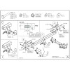 M145A GALIA Полностью оцинкованный фаркоп на Mercedes GLC-Class x253 2015-2022, Mercedes GLC-Class Coupe C253 2016-2022. Тип шара: A. Невидимый вырез бампера. Нагрузки: 2500/120 кг, масса фаркопа 17,52 кг