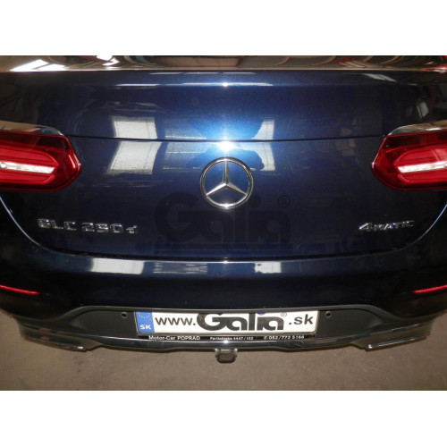 M145A GALIA Полностью оцинкованный фаркоп на Mercedes GLC-Class x253 2015-2022, Mercedes GLC-Class Coupe C253 2016-2022. Тип шара: A. Невидимый вырез бампера. Нагрузки: 2500/120 кг, масса фаркопа 17,52 кг