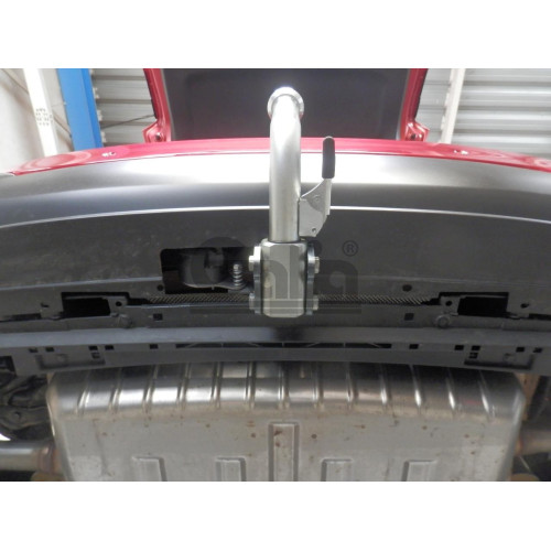 M149A GALIA Полностью оцинкованный фаркоп на Mazda CX-60 2022-, Mazda CX-80 2024-. Подрозетник убирается за бампер. Тип шара: A. Невидимый вырез бампера. Нагрузки: 2500/130 кг, масса фаркопа 21,42 кг
