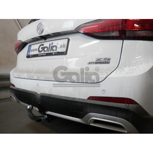 M152V GALIA Полностью оцинкованный фаркоп на MG ZS 2024-, MG ZS Hybrid+ 2024-. Тип шара: AV (вертикальное быстросъемное крепление шара на ключе). Установка без выреза бампера. Нагрузки: 1000/60 кг, масса фаркопа 16,42 кг