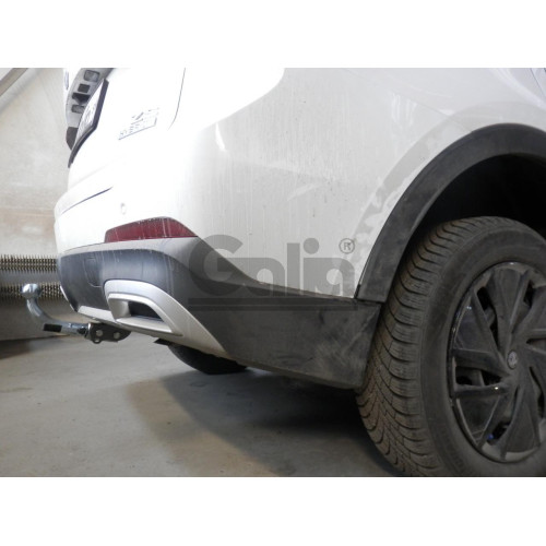 M152V GALIA Полностью оцинкованный фаркоп на MG ZS 2024-, MG ZS Hybrid+ 2024-. Тип шара: AV (вертикальное быстросъемное крепление шара на ключе). Установка без выреза бампера. Нагрузки: 1000/60 кг, масса фаркопа 16,42 кг
