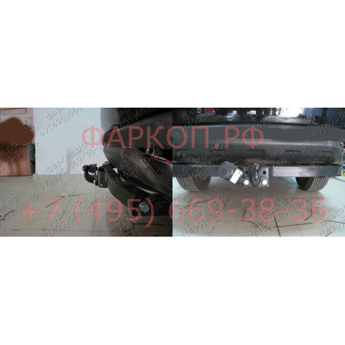 MI 20 AVTOS Фаркоп на Mitsubishi Pajero Sport 2008-2017 без подрезки бампера. Тип шара: F. Нагрузки: 2000/100 кг, масса фаркопа 20 кг (без электрики в комплекте)