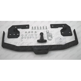 MI 20 AVTOS Фаркоп на Mitsubishi Pajero Sport 2008-2017 без подрезки бампера. Тип шара: F. Нагрузки: 2000/100 кг, масса фаркопа 20 кг (без электрики в комплекте)
