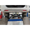 MPS-21-991124.00 PT GROUP Фаркоп с нержавеющей накладкой на Mitsubishi Pajero Sport рестайлинг 2021- без подрезки бампера. Тип шара: E (легкосъемный шар под квадрат). Нагрузки: 3100/125 кг, масса фаркопа 20,7 кг (без электрики в комплекте)