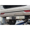 MPS-21-991124.00 PT GROUP Фаркоп с нержавеющей накладкой на Mitsubishi Pajero Sport рестайлинг 2021- без подрезки бампера. Тип шара: E (легкосъемный шар под квадрат). Нагрузки: 3100/125 кг, масса фаркопа 20,7 кг (без электрики в комплекте)