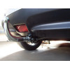N053C GALIA Полностью оцинкованный фаркоп на Nissan Juke 2WD 2011-2019. Подрозетник убирается за бампер. Шар перекрывает противотуманную фару. Тип шара: C (горизонтальный съемный). Невидимый вырез бампера. Нагрузки: 1400/75 кг, масса фаркопа 18,17 кг