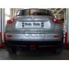N053C GALIA Полностью оцинкованный фаркоп на Nissan Juke 2WD 2011-2019. Подрозетник убирается за бампер. Шар перекрывает противотуманную фару. Тип шара: C (горизонтальный съемный). Невидимый вырез бампера. Нагрузки: 1400/75 кг, масса фаркопа 18,17 кг