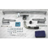 N053C GALIA Полностью оцинкованный фаркоп на Nissan Juke 2WD 2011-2019. Подрозетник убирается за бампер. Шар перекрывает противотуманную фару. Тип шара: C (горизонтальный съемный). Невидимый вырез бампера. Нагрузки: 1400/75 кг, масса фаркопа 18,17 кг