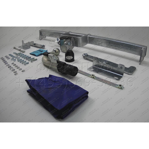 N053C GALIA Полностью оцинкованный фаркоп на Nissan Juke 2WD 2011-2019. Подрозетник убирается за бампер. Шар перекрывает противотуманную фару. Тип шара: C (горизонтальный съемный). Невидимый вырез бампера. Нагрузки: 1400/75 кг, масса фаркопа 18,17 кг