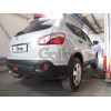 N054C GALIA Полностью оцинкованный фаркоп на Nissan Qashqai 2007-2014 (невидимый вырез бампера), Nissan Qashqai 2, в т.ч. Qashqai +2 2014-2021 (без подрезки бампера). Тип шара: C (горизонтальный съемный). Невидимый вырез бампера. Нагрузки: 1800/100 кг, ма