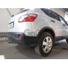 N054C GALIA Полностью оцинкованный фаркоп на Nissan Qashqai 2007-2014 (невидимый вырез бампера), Nissan Qashqai 2, в т.ч. Qashqai +2 2014-2021 (без подрезки бампера). Тип шара: C (горизонтальный съемный). Невидимый вырез бампера. Нагрузки: 1800/100 кг, ма