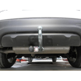 N054C GALIA Полностью оцинкованный фаркоп на Nissan Qashqai 2007-2014 (невидимый вырез бампера), Nissan Qashqai 2, в т.ч. Qashqai +2 2014-2021 (без подрезки бампера). Тип шара: 