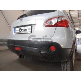N054C GALIA Полностью оцинкованный фаркоп на Nissan Qashqai 2007-2014 (невидимый вырез бампера), Nissan Qashqai 2, в т.ч. Qashqai +2 2014-2021 (без подрезки бампера). Тип шара: 