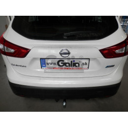 N054C GALIA Полностью оцинкованный фаркоп на Nissan Qashqai 2007-2014 (невидимый вырез бампера), Nissan Qashqai 2, в т.ч. Qashqai +2 2014-2021 (без подрезки бампера). Тип шара: 