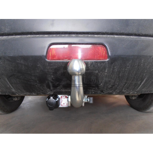 N054C GALIA Полностью оцинкованный фаркоп на Nissan Qashqai 2007-2014 (невидимый вырез бампера), Nissan Qashqai 2, в т.ч. Qashqai +2 2014-2021 (без подрезки бампера). Тип шара: C (горизонтальный съемный). Невидимый вырез бампера. Нагрузки: 1800/100 кг, ма