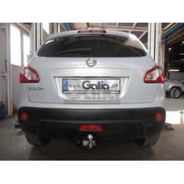N054C GALIA Полностью оцинкованный фаркоп на Nissan Qashqai 2007-2014 (невидимый вырез бампера), Nissan Qashqai 2, в т.ч. Qashqai +2 2014-2021 (без подрезки бампера). Тип шара: 