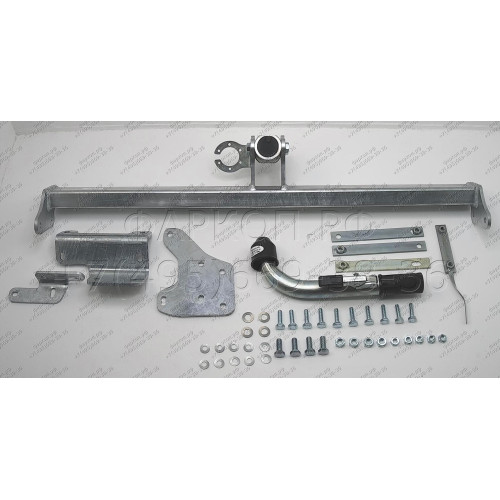 N054C GALIA Полностью оцинкованный фаркоп на Nissan Qashqai 2007-2014 (невидимый вырез бампера), Nissan Qashqai 2, в т.ч. Qashqai +2 2014-2021 (без подрезки бампера). Тип шара: C (горизонтальный съемный). Невидимый вырез бампера. Нагрузки: 1800/100 кг, ма