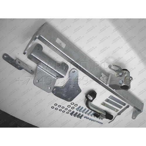 N054C GALIA Полностью оцинкованный фаркоп на Nissan Qashqai 2007-2014 (невидимый вырез бампера), Nissan Qashqai 2, в т.ч. Qashqai +2 2014-2021 (без подрезки бампера). Тип шара: C (горизонтальный съемный). Невидимый вырез бампера. Нагрузки: 1800/100 кг, ма
