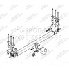 NS 12 AVTOS Фаркоп на Nissan Patrol GR Y61 1997-2004 без подрезки бампера. Тип шара: A. Нагрузки: 2500/125 кг, масса фаркопа 17,6 кг (без электрики в комплекте)