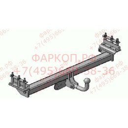 NS 12 AVTOS Фаркоп на Nissan Patrol GR Y61 1997-2004 без подрезки бампера. Тип шара: A. Нагрузки: 2500/125 кг, масса фаркопа 17,6 кг (без электрики в комплекте)
