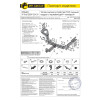 NXT-07-991124.00 PT GROUP Фаркоп с нержавеющей накладкой на Nissan X-Trail T31 2007-2014 без подрезки бампера. Тип шара: E (легкосъемный шар под квадрат). Нагрузки: 2200/100 кг, масса фаркопа 22,2 кг (без электрики в комплекте)