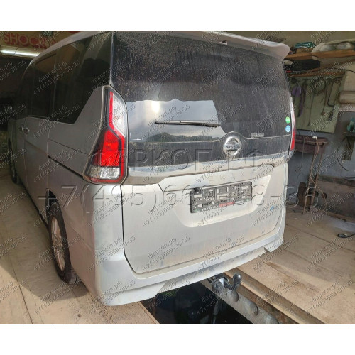 H.N32.A HALTY Фаркоп на Nissan Serena C27, в т.ч. Hybrid, Highway Star, в т.ч. с парктрониками 2017-2022. Требуется подрезка бампера. Тип шара: A. Нагрузки: 750/75 кг, масса фаркопа 14,3 кг