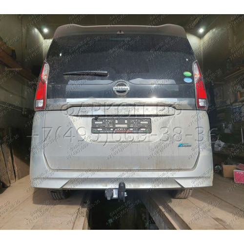 H.N32.A HALTY Фаркоп на Nissan Serena C27, в т.ч. Hybrid, Highway Star, в т.ч. с парктрониками 2017-2022. Требуется подрезка бампера. Тип шара: A. Нагрузки: 750/75 кг, масса фаркопа 14,3 кг