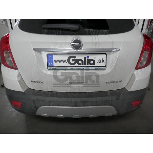 O063C GALIA Полностью оцинкованный фаркоп на Opel Mokka 2012-2019, Chevrolet Tracker 2013-2015. Подрозетник убирается за бампер. Тип шара: C (горизонтальный съемный). Невидимый вырез бампера. Нагрузки: 1500/75 кг, масса фаркопа 17,57 кг