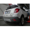 O063C GALIA Полностью оцинкованный фаркоп на Opel Mokka 2012-2019, Chevrolet Tracker 2013-2015. Подрозетник убирается за бампер. Тип шара: C (горизонтальный съемный). Невидимый вырез бампера. Нагрузки: 1500/75 кг, масса фаркопа 17,57 кг