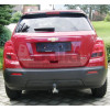 O063C GALIA Полностью оцинкованный фаркоп на Opel Mokka 2012-2019, Chevrolet Tracker 2013-2015. Подрозетник убирается за бампер. Тип шара: C (горизонтальный съемный). Невидимый вырез бампера. Нагрузки: 1500/75 кг, масса фаркопа 17,57 кг
