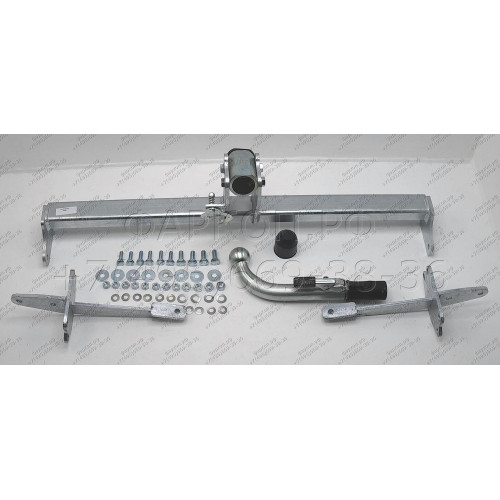 O063C GALIA Полностью оцинкованный фаркоп на Opel Mokka 2012-2019, Chevrolet Tracker 2013-2015. Подрозетник убирается за бампер. Тип шара: C (горизонтальный съемный). Невидимый вырез бампера. Нагрузки: 1500/75 кг, масса фаркопа 17,57 кг