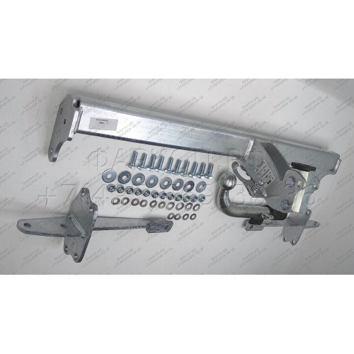 O063C GALIA Полностью оцинкованный фаркоп на Opel Mokka 2012-2019, Chevrolet Tracker 2013-2015. Подрозетник убирается за бампер. Тип шара: C (горизонтальный съемный). Невидимый вырез бампера. Нагрузки: 1500/75 кг, масса фаркопа 17,57 кг