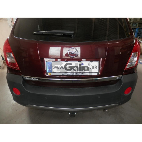 O065A GALIA Полностью оцинкованный фаркоп на Opel Antara 2006-2013, 2013-2017, Chevrolet Captiva 2006-2013, 2013-2018. Только для авто без запаски снизу. Подрозетник убирается за бампер. Тип шара: A. Невидимый вырез бампера. Нагрузки: 2000/80 кг, масса фа