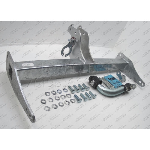 O065A GALIA Полностью оцинкованный фаркоп на Opel Antara 2006-2013, 2013-2017, Chevrolet Captiva 2006-2013, 2013-2018. Только для авто без запаски снизу. Подрозетник убирается за бампер. Тип шара: A. Невидимый вырез бампера. Нагрузки: 2000/80 кг, масса фа