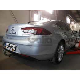 O071C GALIA Полностью оцинкованный фаркоп на Opel Insignia седан, кроме GSI 2017-2022. Подрозетник убирается за бампер. Тип шара: C (горизонтальный съемный). Н