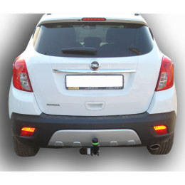 O116-A Лидер-плюс ТСУ для Opel Mokka 2012-2019, Chevrolet Tracker 2013-2015, Chevrolet Trax 2013-2022. Требуется подрезка бампера. Тип шара: A. Нагрузки: 1200/75 кг, масса фаркопа 14,44 