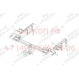 OP 07 AVTOS Фаркоп на Opel Zafira C Tourer 2012-2019. Необходима подрезка бампера. Тип шара: A. Нагрузки: 1500/75 кг, масса фаркопа 17 кг (без электрики в комплекте)