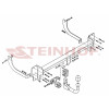 P-043 STEINHOF Фаркоп на Peugeot 407 универсал 2004-2011. Требуется подрезка бампера. Тип шара: AV (вертикальное быстросъемное крепление шара на ключе). Нагрузки: 1600/75 кг, масса фаркопа 24,4 кг (без электрики в комплекте)