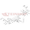 P-062 STEINHOF Фаркоп на Peugeot 3008 2017-2024. Требуется подрезка бампера. Тип шара: A. Нагрузки: 2000/90 кг, масса фаркопа 19,27 кг (без электрики в комплекте)