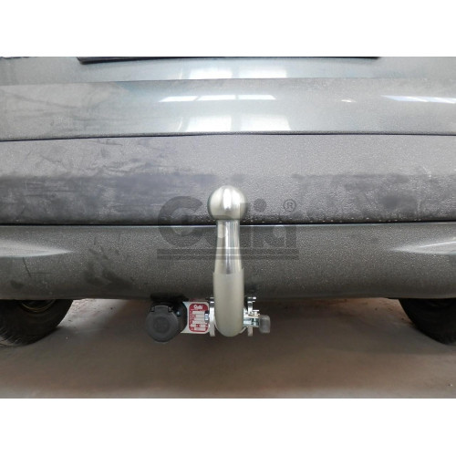 P032C GALIA Полностью оцинкованный фаркоп на Peugeot 207 хетчбек 2006-2012. Тип шара: C (горизонтальный съемный). Установка без снятия и выреза бампера. Нагрузки: 1150/46 кг, масса фаркопа 17,36 кг